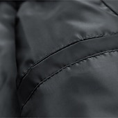 economico Piumini e parka da uomo-Per uomo Cappotto Invernale Giacca trapuntata Parka Tasca Poliestere Vacanza Abbigliamento quotidiano Data Regolare Moda Casual Confortevole Calore Termico Inverno Colore Solido / Tinta Unita Nero