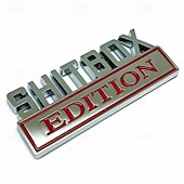  2 st roliga bilemblem 3D-märken – coola ABS-skärmdekaler som är kompatibla med de flesta bilar, lastbilar och stadsjeepar