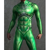 abordables Impresión-Trajes Zentai estampados Traje de cosplay Body Estampado Disfraz de carnaval Traje de Cuerpo Completo Hombre Mujer Disfraz Sexy Víspera de Todos los Santos Traje para Rendimiento Fiesta Mascarada