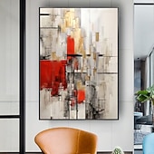 זול ציורי שמן-ציורי שמן מופשטים בעבודת יד עם טקסטורה על בד מודרני לקישוט חדר, תמונה לעיצוב הבית, ללא מסגרת, ציור לא מתוח, מינטורה