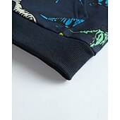 billiga Huvtröjor och tröjor för pojkar-Barn Pojkar hoodie med dragkedja Tecknat Långärmad Dragkedja Höst Grundläggande Bomull Utomhus