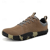 abordables Baskets-Baskets décontractées marron pour homme avec semelle antidérapante – Chaussures de sport d&#039;extérieur confortables pour la marche, la randonnée et le quotidien