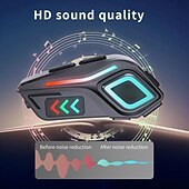 お買い得  バイク＆ＡＴＶアクセサリー-工場OEM K07 ヘルメットヘッドセット ブルートゥース 過充電保護 スピーカー 耐久 オートバイ