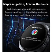 Недорогие Смарт-часы-HD8MINI Умные часы 1.29 дюймовый Смарт Часы Bluetooth Педометр Напоминание о звонке Датчик для отслеживания сна Совместим с Android iOS Женский Мужчины