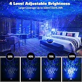 levne Vánoční dárkové světla-Galaktický projektor vánoční dárkové světla projektor pro ložnici noční světla s bílošumovým časovačem a dálkovým ovládáním hvězdné noční světlo pro dospělé dekorace ložnice dárky pro děti dekorace