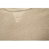 billige Herre Elite Genser og Cardigans-Herre Pullover genser Vaffelstruktur Strikke Crewneck عادي Crew-hals Årgang Kul Skole Feriereise Klær Raglan Ermer Vår Høst Mørk Marineblå Kakifarget S M L