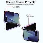 お買い得  サムスン用ケース-電話 ケース 用途 サムスンのギャラクシー Zフリップ7 Zフリップ6 Z Flip 5 Z Flip 4 バックカバー ストラップ付き 耐衝撃 レトロ風 TPU PUレザー