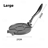 economico Utensili da cucina-macchina per tortillas manuale in lega di alluminio, modellatrice per pasta di mais, utensile per pancake, gadget da cucina per cucinare in casa