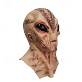 ieftine Masca și accesorii de Halloween-masca de halloween extraterestru amuzant extraterestru masca magica cosplay costum petrecere noutate masti latex cu cap complet pentru adulti si copii-halloween