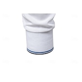 abordables Polo Élite para Hombres-Hombre Polo Trabajo Negocio Cuello Vuelto Manga Larga Ocio Cómodo Plano Bloque de Color Puro Todas las Temporadas Ajuste regular Rojo rubí Negro Blanco Azul Marino Oscuro Gris claro Verde Ejército