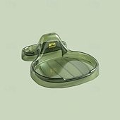 abordables Ustensiles et gadgets de cuisine-Support de spatule de cuisine multifonction, design de coquille transparente, support de couvercle de casserole, support de planche à découper, repose-cuillère, organisateur de rangement pour