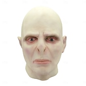 olcso Maszkok-Voldemort Nagyúr Halloween Maszk Halloween-kellékek Vicces Ijesztő jelmez Felnőttek Férfi Női Mindszentek napja Farsang Egyszerű Halloween jelmezek Kiöltözik