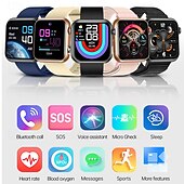 baratos Smartwatch-iMosi TK50 Relógio inteligente 1.72 polegada Relógio inteligente Bluetooth Monitoramento de temperatura Podômetro Aviso de Chamada Compatível com Android iOS Feminino Masculino Chamadas com Mão Livre