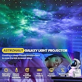 economico Luci di Natale-proiezione stellare galassia luce notturna astronauta proiettore stella nebulosa soffitto luce led 360 regolabile &amp;timer &amp;telecomando per bambini/camera da letto/regali di Natale/compleanno/San