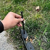 お買い得  建築資材-簡単に設置できる黒のPEプラスチック製ガーデンエッジングキット（杭付き） - 耐久性のある芝生の境界線 &amp;草の分離