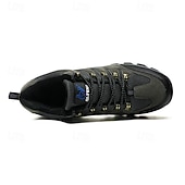 cheap Hiking Boots-Men's Durable Hiking Shoes with Anti-Slip Sole, Shock-Absorbing Outdoor Trekking Sneakers for Climbing, Camping and Travel