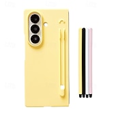 economico Cover Samsung-telefono Custodia Per Samsung Galaxy Piegatura a Z 7 Z Fold 6 Z Fold 5 Z Fold 4 Copertura Posteriore Resistente agli urti Retrò Silicone