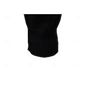 זול סוודרים וקרדיגנים אליטיסטיים לגברים-בגדי ריקוד גברים סוודר סוודר לִסְרוֹג חולצות רגילות סרוג כפתורים צבע אחיד צווארון מתקפל וינטאג' יום יומי בית הספר בית ביגוד אביב סתיו שחור חאקי S M L