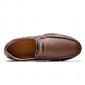 halpa Miesten loaferit ja nauhattomat kengät-Miesten ruskeat slip-on-mokkasiinit ajokengät – joustavat ja rennot loaferit viikonloppumatkoille, työmatkoille ja kesäretkille