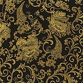 cheap Men's Printed Dress Pants-Men's Paisley Floral Print Ethnic Dress Pants Trousers Suit Pants Mid Waist Vintage Retro Casual Holiday Relaxed Fit Flat Front Dress Pants with Side Pockets Spring Fall 3D Print Black White