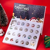 cheap Advent Calendar-Christmas Advent Calendar Bracelets 2025 for Girls, 24 Days DIY Jewelry Making Kit with 22 Charm Beads and 2 Adjustable Bracelets, Xmas Countdown Gift for Kids Teens Women