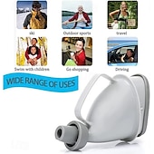 economico Gadget bagno-3 pezzi di orinatoio portatile da viaggio unisex donna uomo riutilizzabile dispositivo portatile per orinatoio da viaggio mobile toilette campeggio pipì orinatoio all&#039;aperto emergenza seduta in piedi
