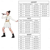 tanie Stroje dla dziewcząt-Zainspirowany koreańskim idolem Gwiazda popu Kostium Fantazyjne przebranie Wirtualny idol Kostiumy z filmów for Dla dziewczynek Dzieci Halloween Karnawał Spektakl Comic Con Anime Expo