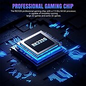 お買い得  ゲーム機器-アップグレードされたr36maxハンドヘルドゲームコンソール - デュアルアクションジョイスティック、USB充電、充電式リチウムバッテリー、64GBカード付属、ブラックキャリングケース、外出先でのゲームに最適なポータブルゲームコンソール