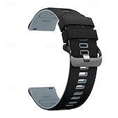 baratos Pulseiras de relógio Samsung-Pulseiras de Relógio para Samsung Galaxy Watch Ultra 47mm, Watch 8 Classic 46mm, Watch 6 Classic 47mm, Watch 5 Pro 45mm, Watch 4 Classic 47mm Aço Inoxidável Silicone Substituição Alça Dois tons