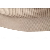 abordables Pulls et cardigans élites pour hommes-Homme Pull Tricoter Tunique Boutons Couleur Unie Henley ancien Quotidien École Maison Vêtement Tenue Printemps Automne Noir Rouge Bordeaux S M L