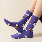 economico calzini da casa-calzini creativi in cotone con disegno di gufo, divertenti calzini a metà polpaccio per uomo e donna, nuova moda autunno inverno, calzini casual alla moda in stile europeo e americano
