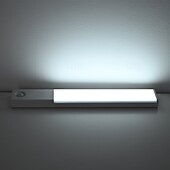 billige Julelys-1/3 stk. PIR-bevegelsessensorlys USB-lading magnetisk lang stripe LED-skaplys hjemmegarderobe vinskap skoskap korridor trappebelysning