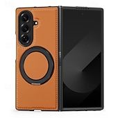 economico Cover Samsung-telefono Custodia Per Samsung Galaxy Piegatura a Z 7 Z Fold 6 Z Fold 5 Z Fold 4 Copertura Posteriore Magnetico Cavalletto Resistente agli urti Retrò TPU Pelle PU