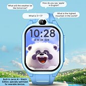 お買い得  スマートウォッチ-AS10 スマートウォッチ 2インチ 子供用スマートウォッチ 携帯電話 3G 4G 3G 歩数計 通話リマインダー アクティビティトラッカー Android iOS対応 子供用 GPS 長時間スタンバイ ハンズフリー通話 IP68 18mm ウォッチケース