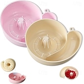 cheap Fruit &amp; Vegetable Tools-2pcs Snail Shaped Fruit Washer with Strainer Automatic Cleaning Basket with Efficient Draining System Heavy-Duty Plastic Kitchen Sink Organizer for Fruits, Vegetables, Pasta