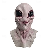 ieftine Masca și accesorii de Halloween-masca de halloween extraterestru amuzant extraterestru masca magica cosplay costum petrecere noutate masti latex cu cap complet pentru adulti si copii-halloween