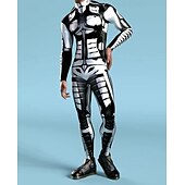 abordables Impresión-Trajes Zentai estampados Traje de cosplay Body Estampado Disfraz de carnaval Traje de Cuerpo Completo Hombre Mujer Disfraz Sexy Víspera de Todos los Santos Traje para Rendimiento Fiesta Mascarada