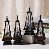 halpa Halloween sisätiloissa-1 kpl 16 * 5,5 cm halloween-koriste led-tuulivalo kynttilävalo sisä- ja ulkokäyttöön juhlakoriste-esinevalo