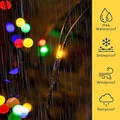 お買い得  クリスマスのあかり-1.5m 3M 6メートル ストリングライト クリスマスストリングライト 96/192/672 LED EL 温白色 クールホワイト マルチカラー LEDネットメッシュストリングライト ハロウィーン ソーラー駆動 ホリデー 24 V