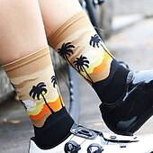 abordables Calcetines de ciclismo-Calcetines Calcetines Ciclismo Calcetines de bicicleta Calcetines deportivos Calcetines atléticos Camping / Senderismo Senderismo Ejercicio al Aire Libre Bicicleta / Ciclismo Alta elasticidad Cómodo
