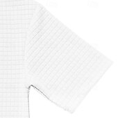 voordelige T-shirt sets voor heren-Voor heren Wafel Shirt T-shirt past 2 stuks outfits T-shirt en korte broek Korte mouw Strakke ronde hals Zomer Effen Modieus Casual Jacquard 2-stuks Vakantie Alledaagse kleding Uitgaan Zwart Wit Khaki