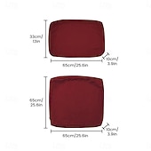 billige Utemøbelputer deksel-Setepute Helfarge Garn Bleket Polyester slipcovere