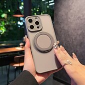 Недорогие Чехлы для iPhone-телефон Кейс для Назначение iPhone 17 Pro Max 17 Air i16 15 14 Pro Max Plus 13 Pro Max Кейс на заднюю панель Поддержка беспроводной зарядки Откидная подножка Защита от удара Ретро ПК