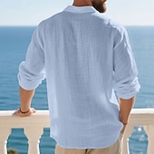 Herre Linskjorte Golf skjorte Arbeid Avslappet Knaphul Langermet Grunnleggende Moderne عادي Knapper Vår Høst Normal Svart Hvit Navyblå Kakifarget Militærgrønn Lyseblå Linskjorte billige Herre Klassisk Polo-Herre Linskjorte Golf skjorte Arbeid Avslappet Knaphul Langermet Grunnleggende Moderne عادي Knapper Vår Høst Normal Svart Hvit Navyblå Kakifarget Militærgrønn Lyseblå Linskjorte