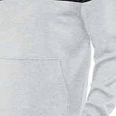 abordables Sudadera con capucha de vellón-Hombre Sudadera Sudadera con estampado de gofres Sudadera con capucha y cremallera de un cuarto Sudadera con capucha de lana Sudadera con capucha forrada de polar Negro Verde Ejército Azul Marino