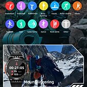 Недорогие Смарт-часы-LOKMAT ZEUS 6 PRO Умные часы 1.46 дюймовый Смарт Часы Bluetooth Педометр Напоминание о звонке Датчик для отслеживания активности Совместим с Android iOS Женский Мужчины