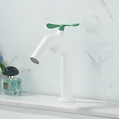 ieftine Robinete Chiuvetă Baie-Baie Chiuveta Robinet - Clasic Pictate finisaje Piesă Centrală Singur mâner o gauraBath Taps