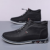 preiswerte Sneaker für Herren-braune High-Top-Wanderschuhe für Herren – bequeme Schnürschuhe für große Füße, Reisen und lange Wanderungen