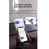 olcso GPS-alapú nyomkövető eszközök-bluetooth (csak iOS) tracke ip68 vízálló, újratölthető okoscímke kulcskereső helymeghatározó hanggal tárgykövető kártya kulcstartóba, poggyászba, hátizsákba, bőröndbe, útlevélbe