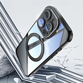 Недорогие Чехлы для iPhone-телефон Кейс для Назначение iPhone 17 Pro Max 17 Air 16 15 14 Pro Max 13 Pro Max Кейс на заднюю панель Магнитный Откидная подножка Защита от удара броня ТПУ